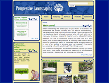 Tablet Screenshot of progressivelawnscaping.com